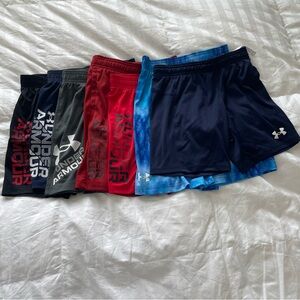 Under Armour Bundle of 7 Shorts Various Sizes (6-Small Youth)